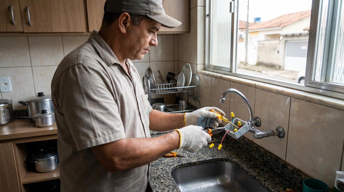 Adequação de Ponto Elétrico em Americana‑SP