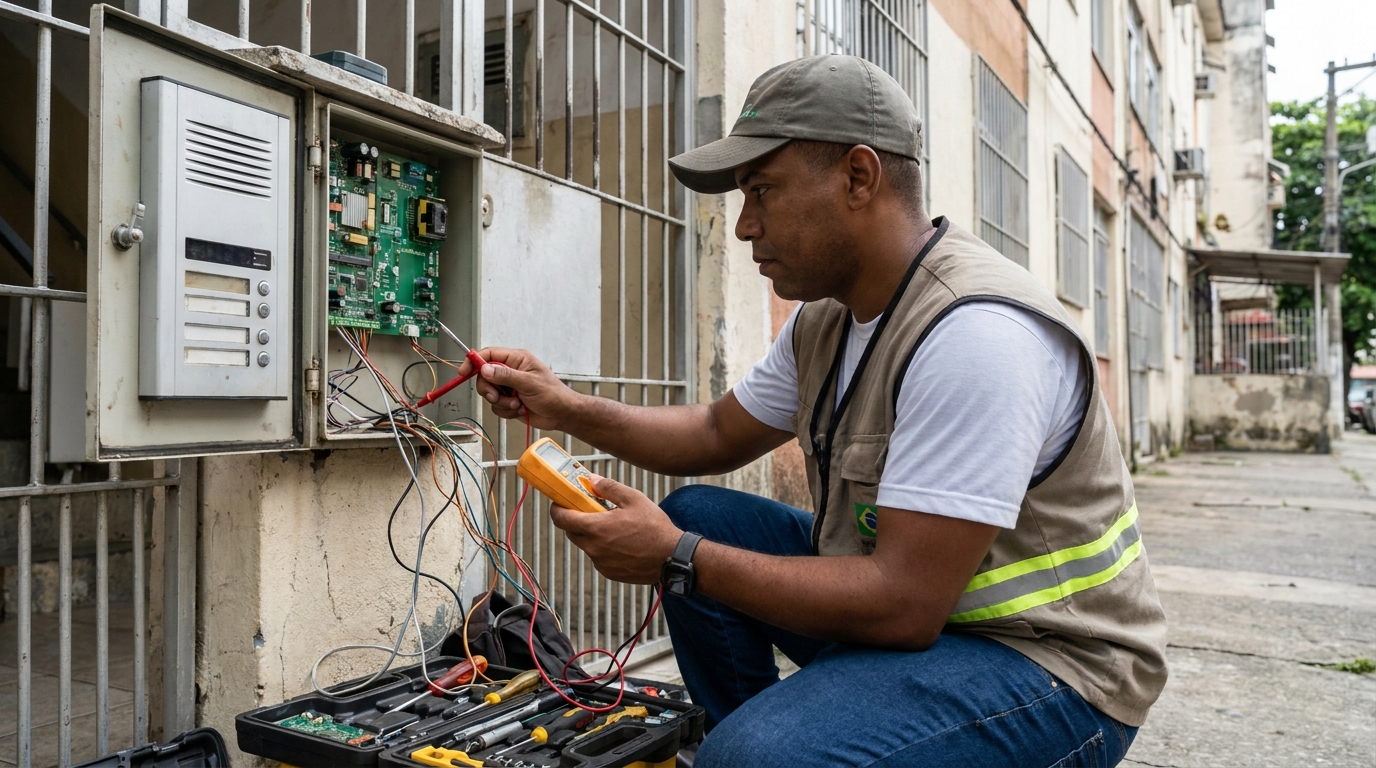 Reparo de Placa e Campainha em Americana‑SP