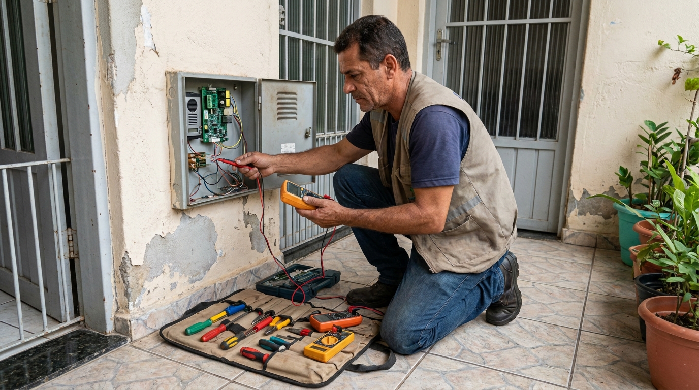 Troca de Fiação de Interfone em Americana‑SP